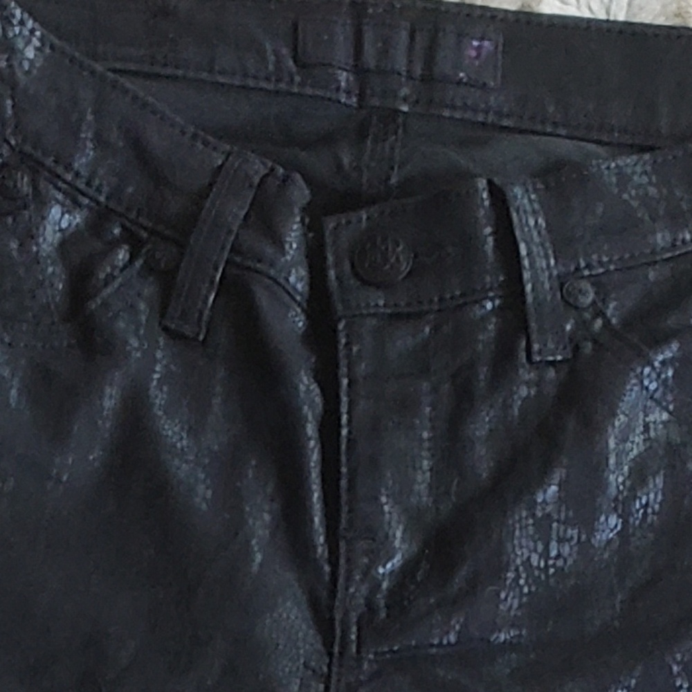 ROCK AND REPUBLIC‎ FAUX LEATHER PANTS..SIZE 10M - Picture 5 of 7